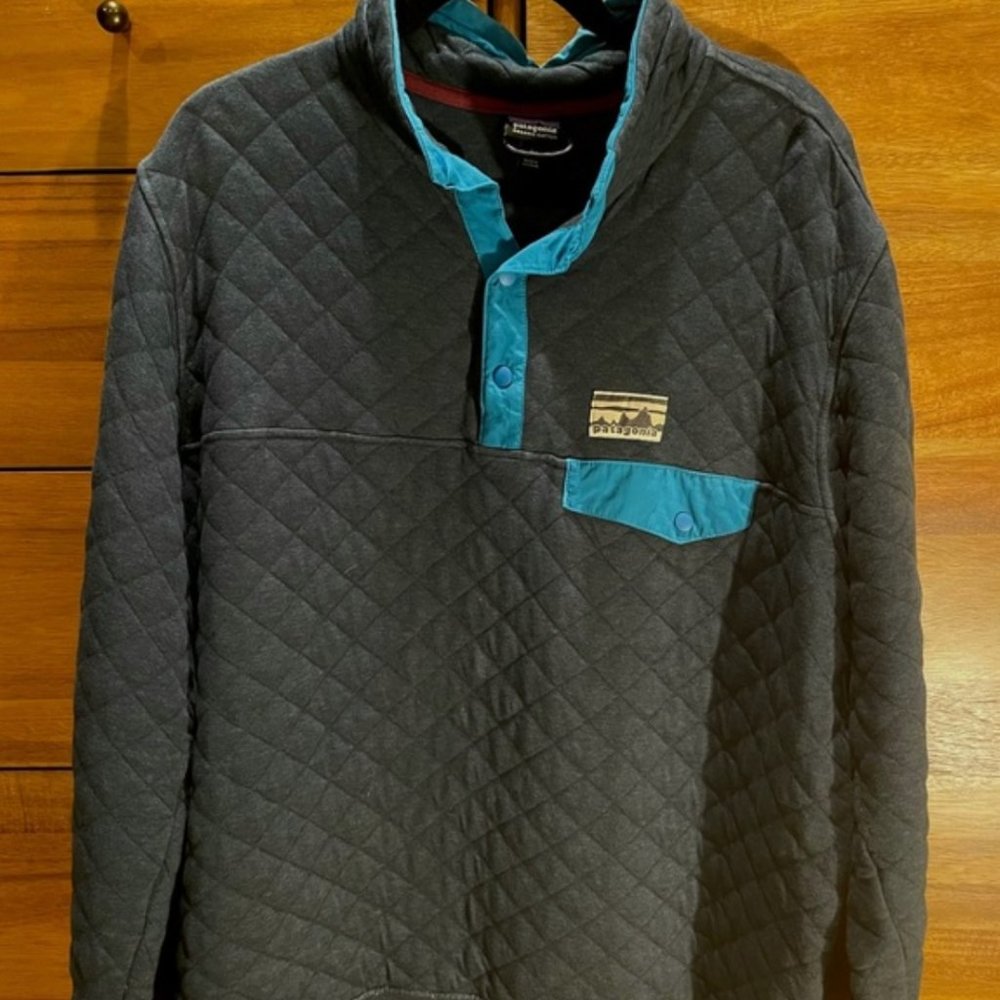 Men’s Patagonia cotton quilted snap-t pullover